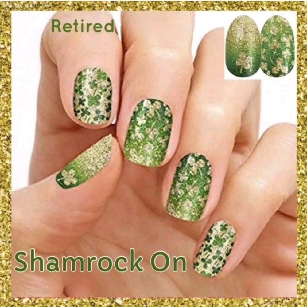 Color Street Shamrock On St Patrick's Day Green New HTF